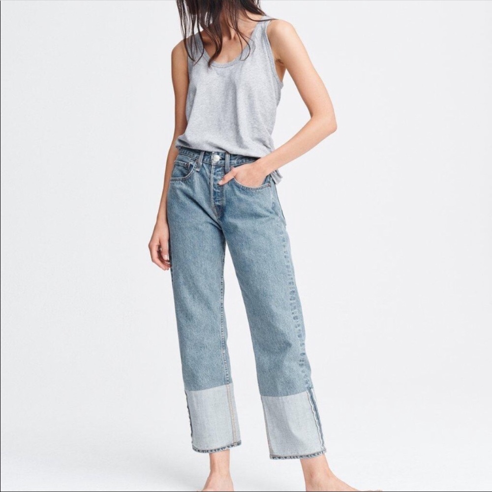 Maya High-Rise Straight Del Ray size 28